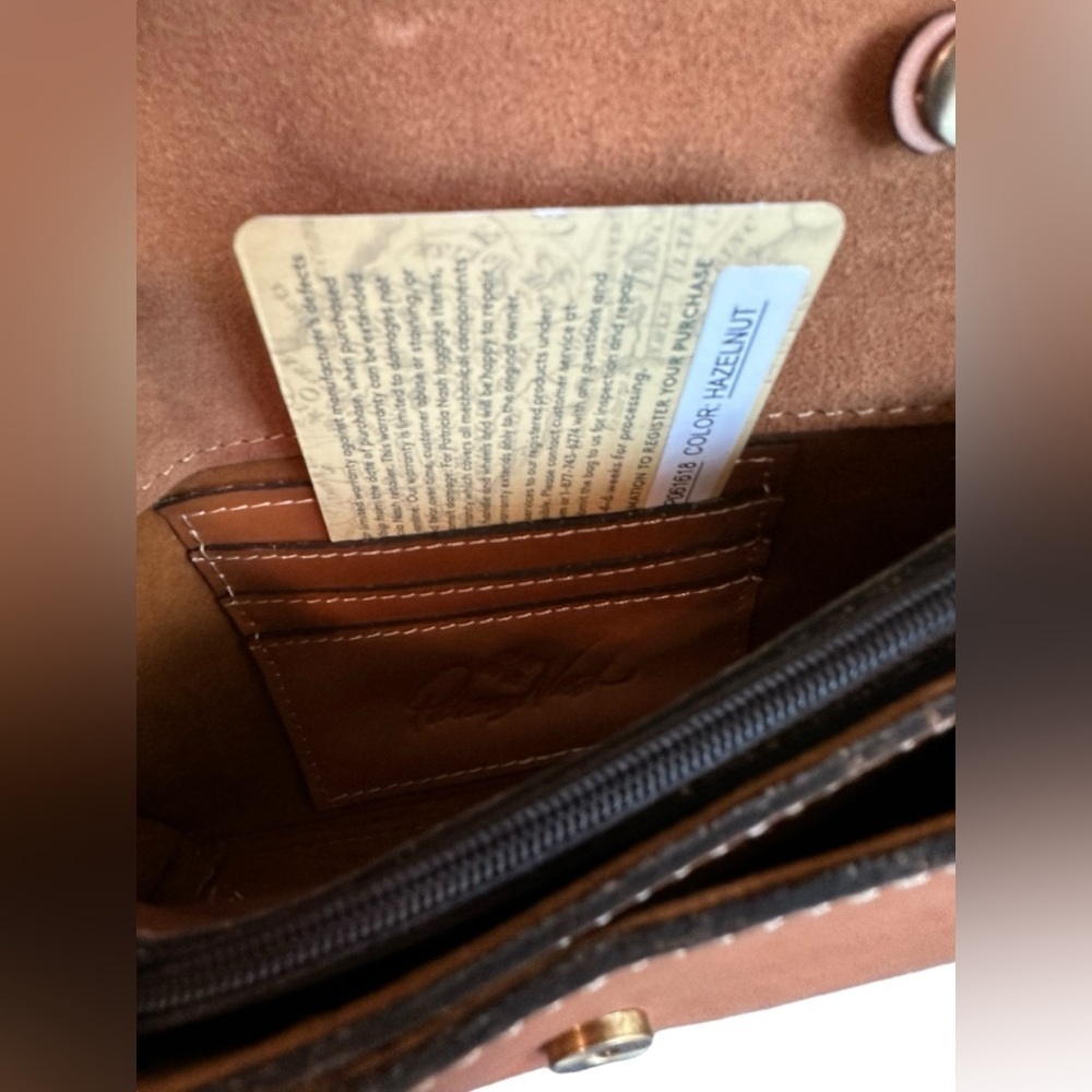 Patricia Nash Leather Torri Crossbody Bag - Picture 7 of 13